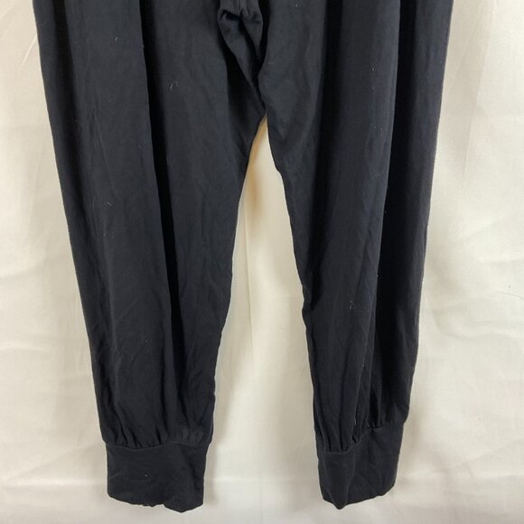 Daily Practice Jogger Pants L Blue-Black Elastic Waist Pockets Oversized - Picture 8 of 9